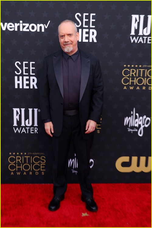 The Holdovers’ Paul Giamatti at the Critics Choice Awards
