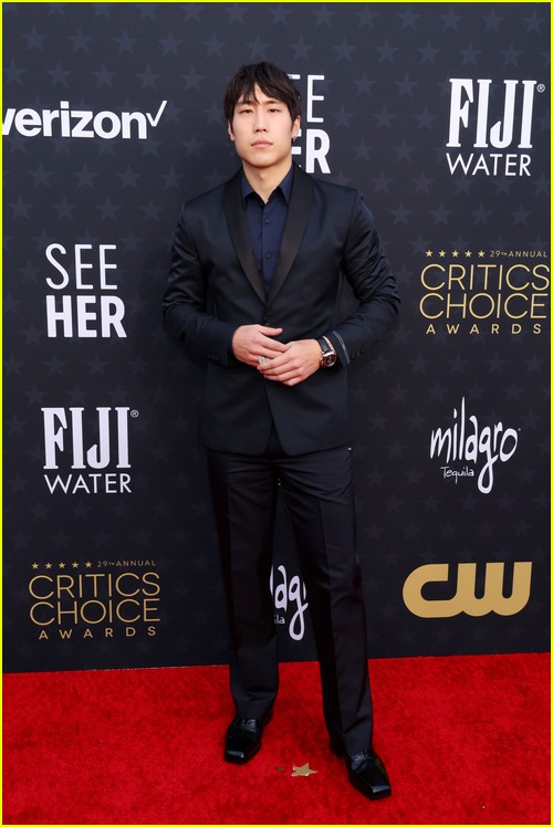 Beef’s Young Mazino at the Critics Choice Awards