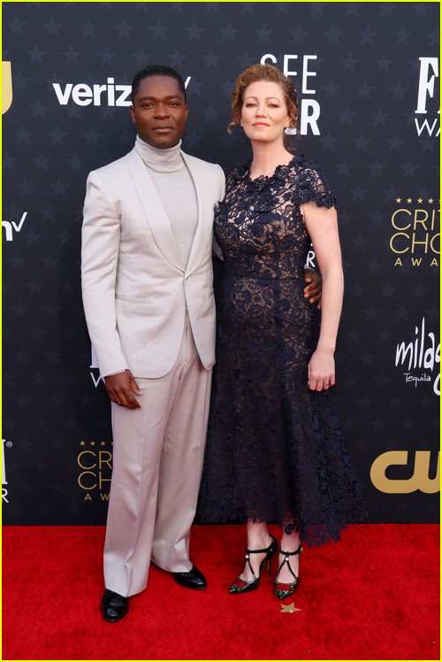David Oyelowo and wife Jessica at the Critics Choice Awards