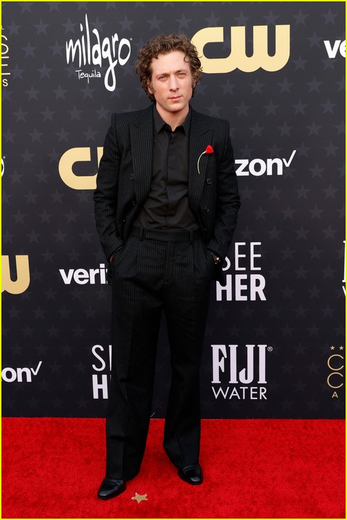 The Bear’s Jeremy Allen White  at the Critics Choice Awards