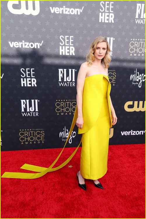 Murder at the End of the World’s Brit Marling at the Critics Choice Awards