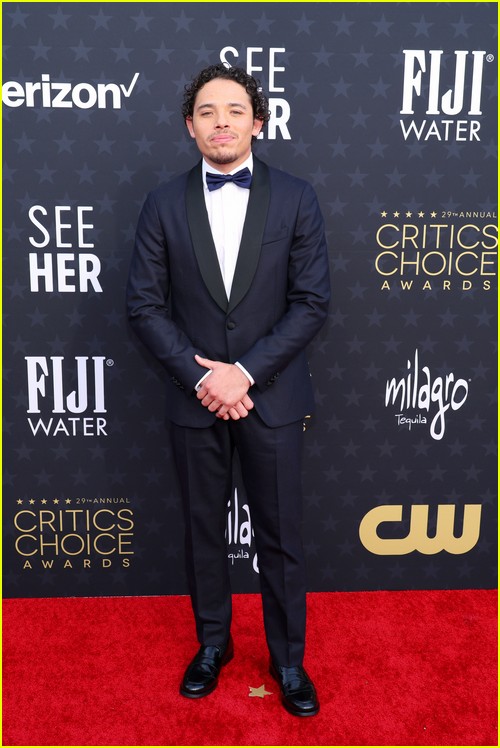 Transformers’ Anthony Ramos at the Critics Choice Awards