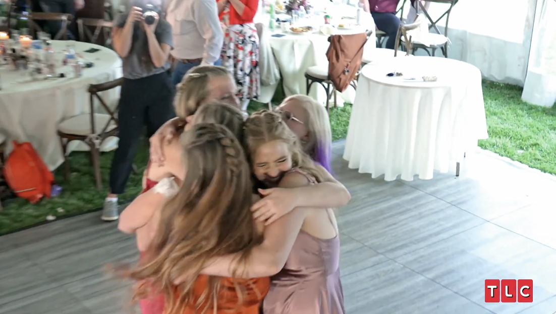 Christine invited all of her daughters to dance when her sick dad could not