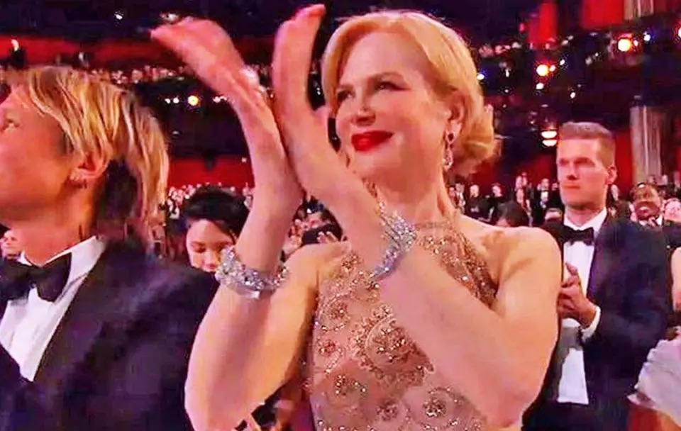 Nicole Kidman received similar criticism at the Oscars