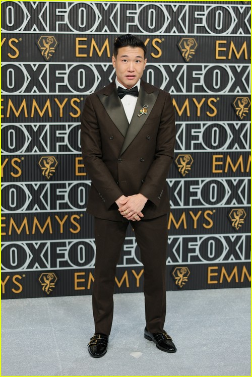 Fire Island’s Joel Kim Booster at the Emmy Awards