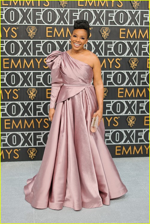 E! Correspondent and nominee Amber Ruffin at the Emmy Awards