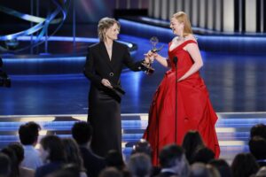 Sarah Snook wins her first Emmy for lead actress in a drama for 'Succession'