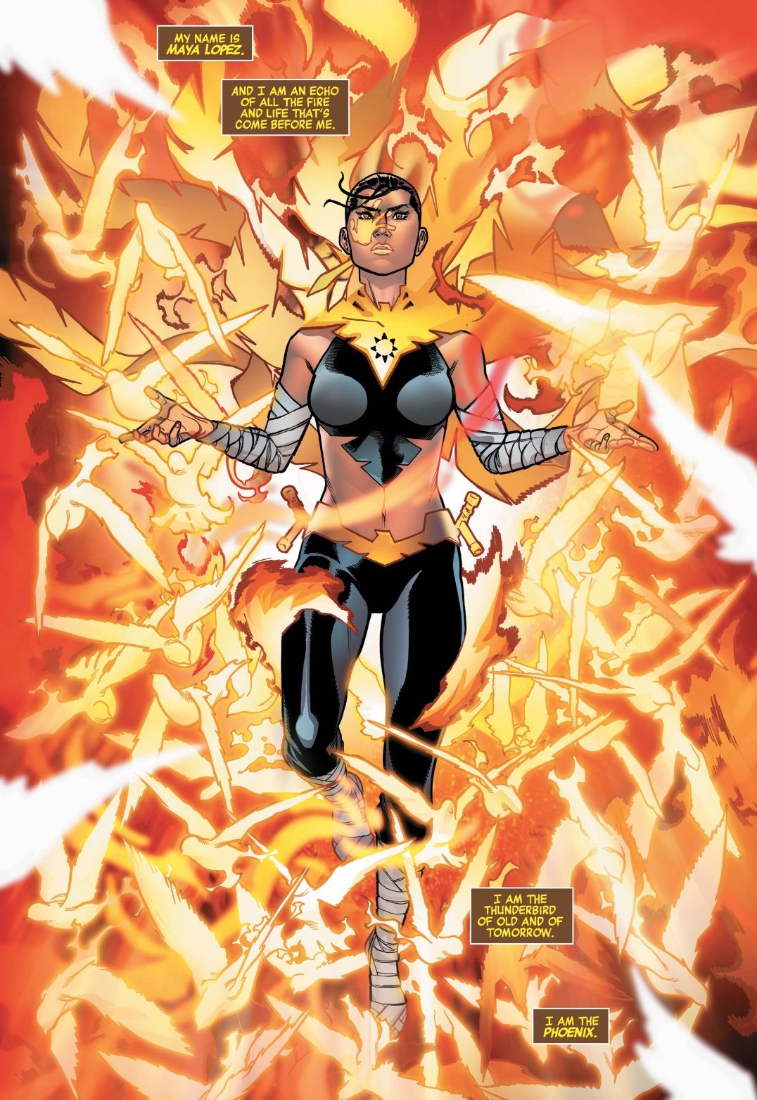 image of echo with the phoenix force