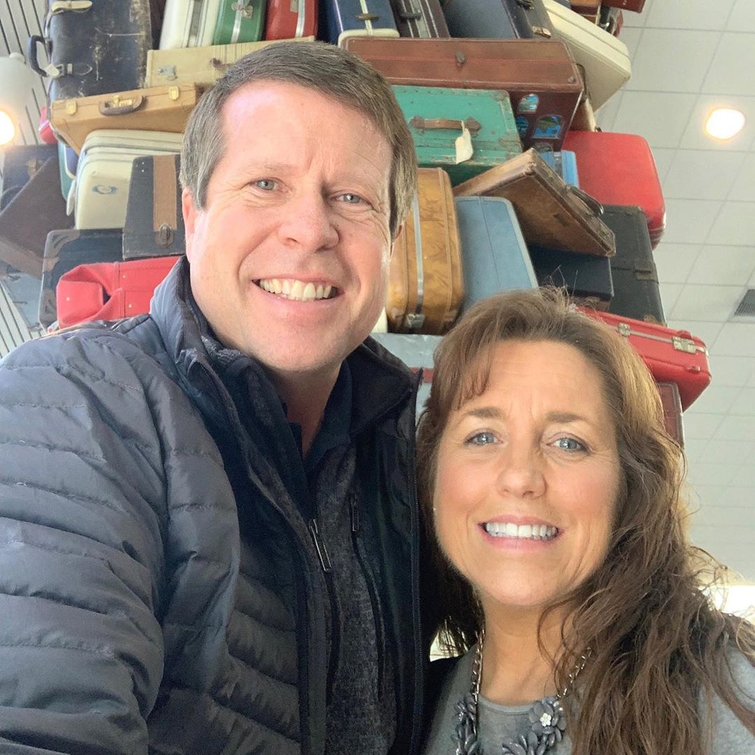 Jim Bob and Michelle Duggar posed together for a photo in 2021
