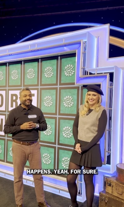 On the Wheel of Fortune's official Instagram page, the daughter of Pat Sajak interviewed a recent winner