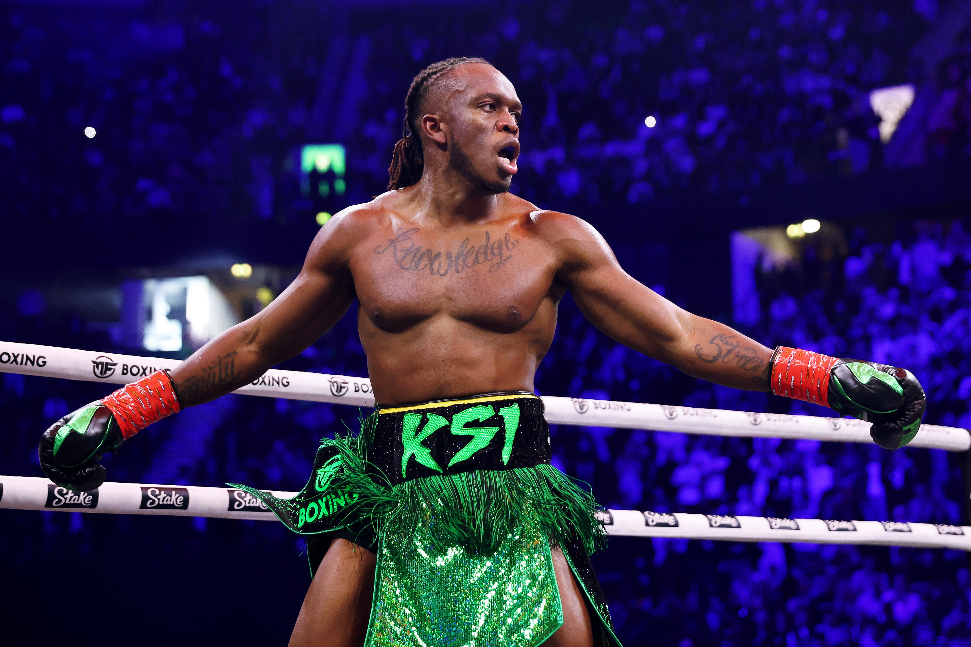 Fans of his rival KSI were quick to take the mick out of his new-look