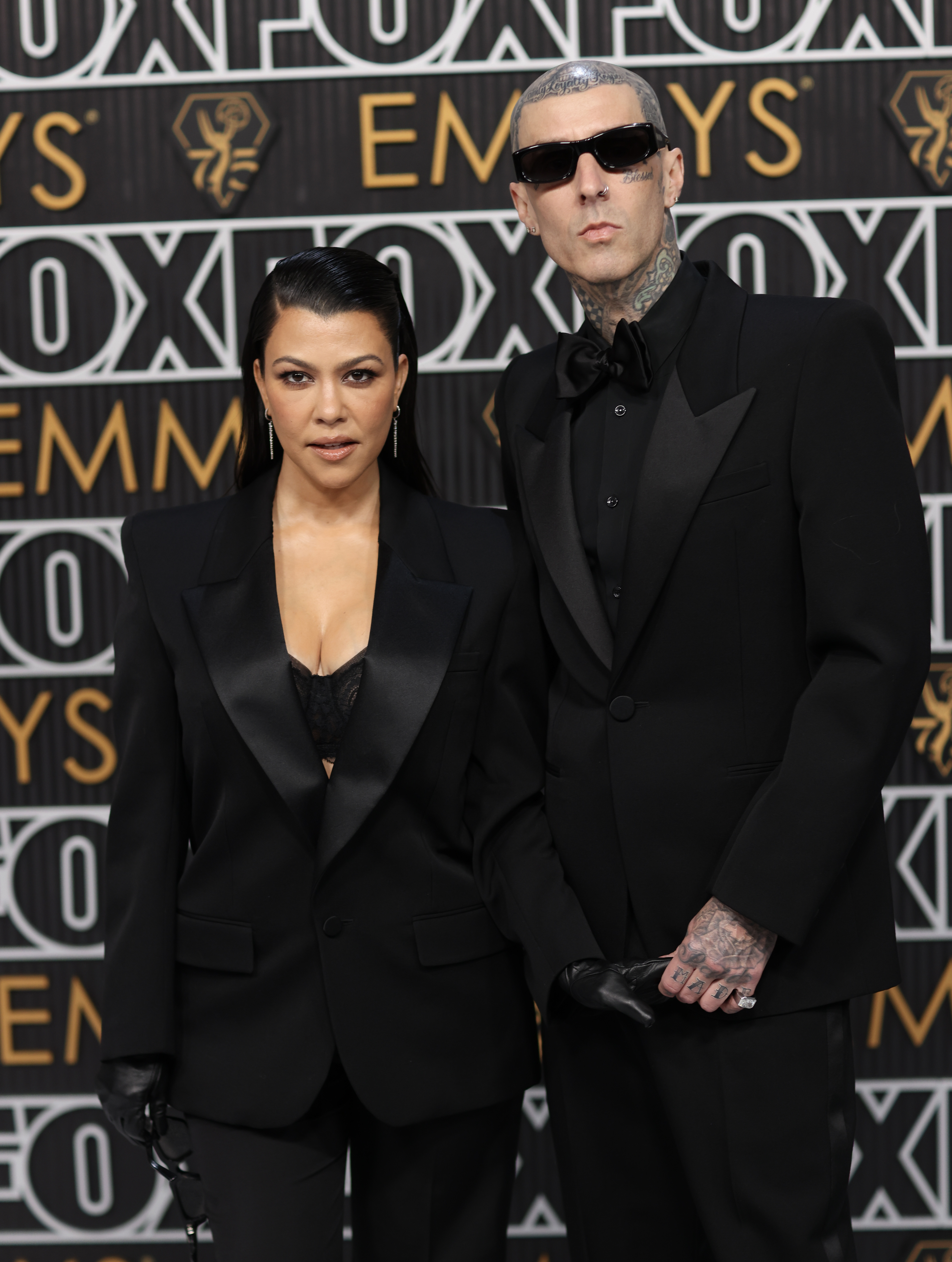 The pair received backlash for supposedly neglecting their older children in a post Kourtney shared on social media from the event