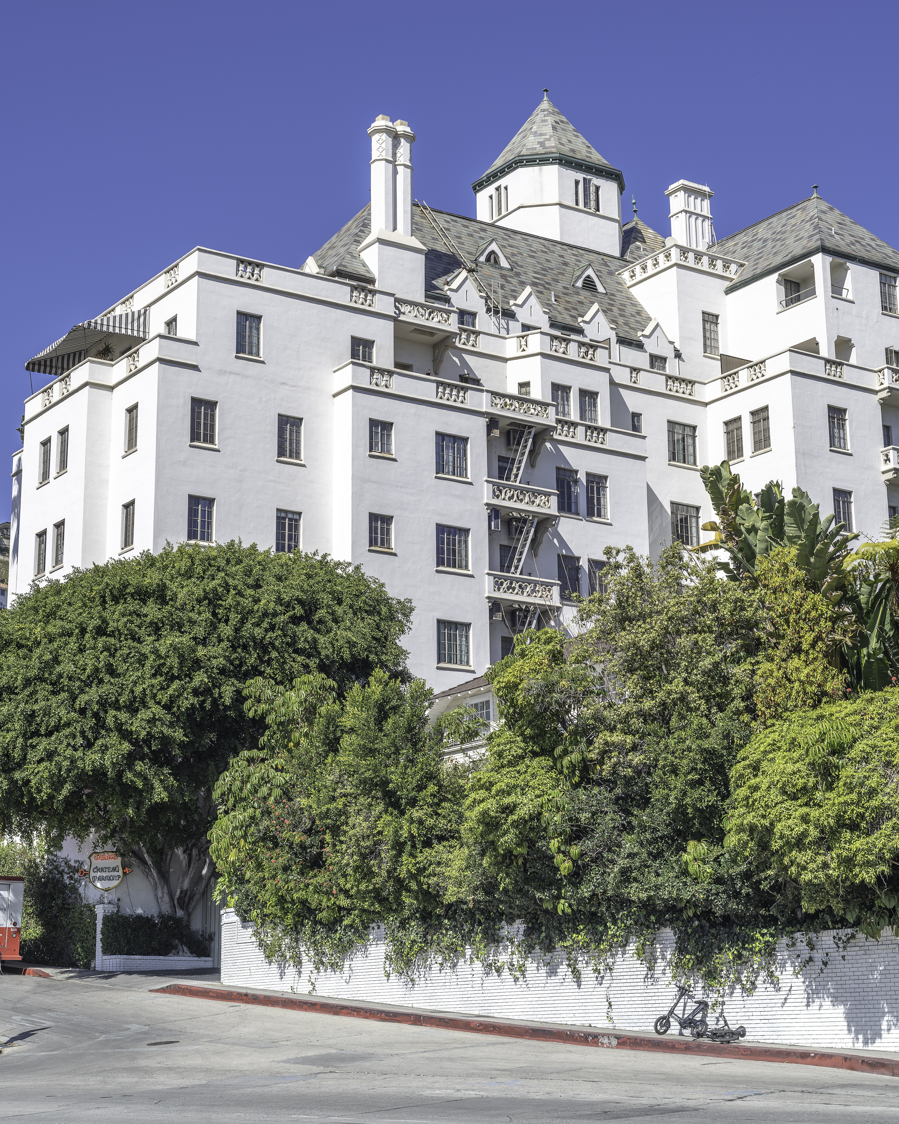 The rapper has been spending time in a suite at the Chateau Marmont on Sunset Strip