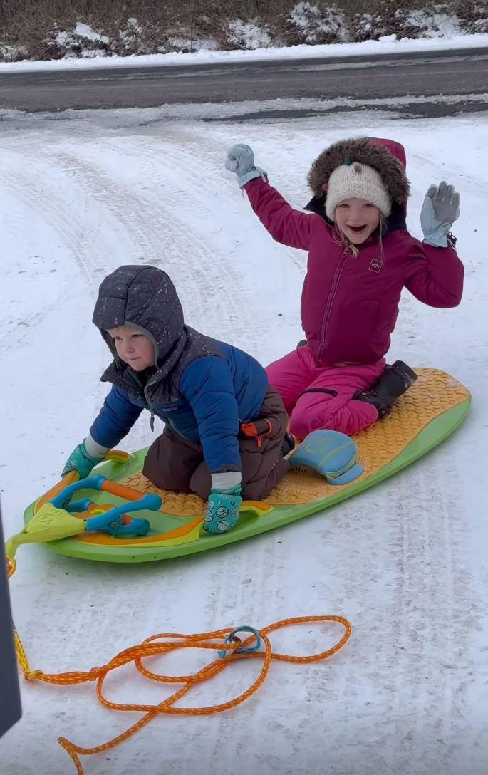 Her parenting has come under fire in recent weeks, with a recent sledding video dubbed 'dangerous' and 'stupid'