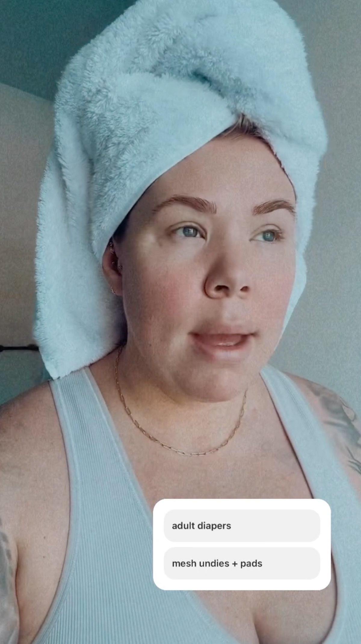 Kailyn confirming that she wore adult diapers wasn't the only thing she recently admitted