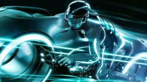 The TRON Legacy lightcycle.