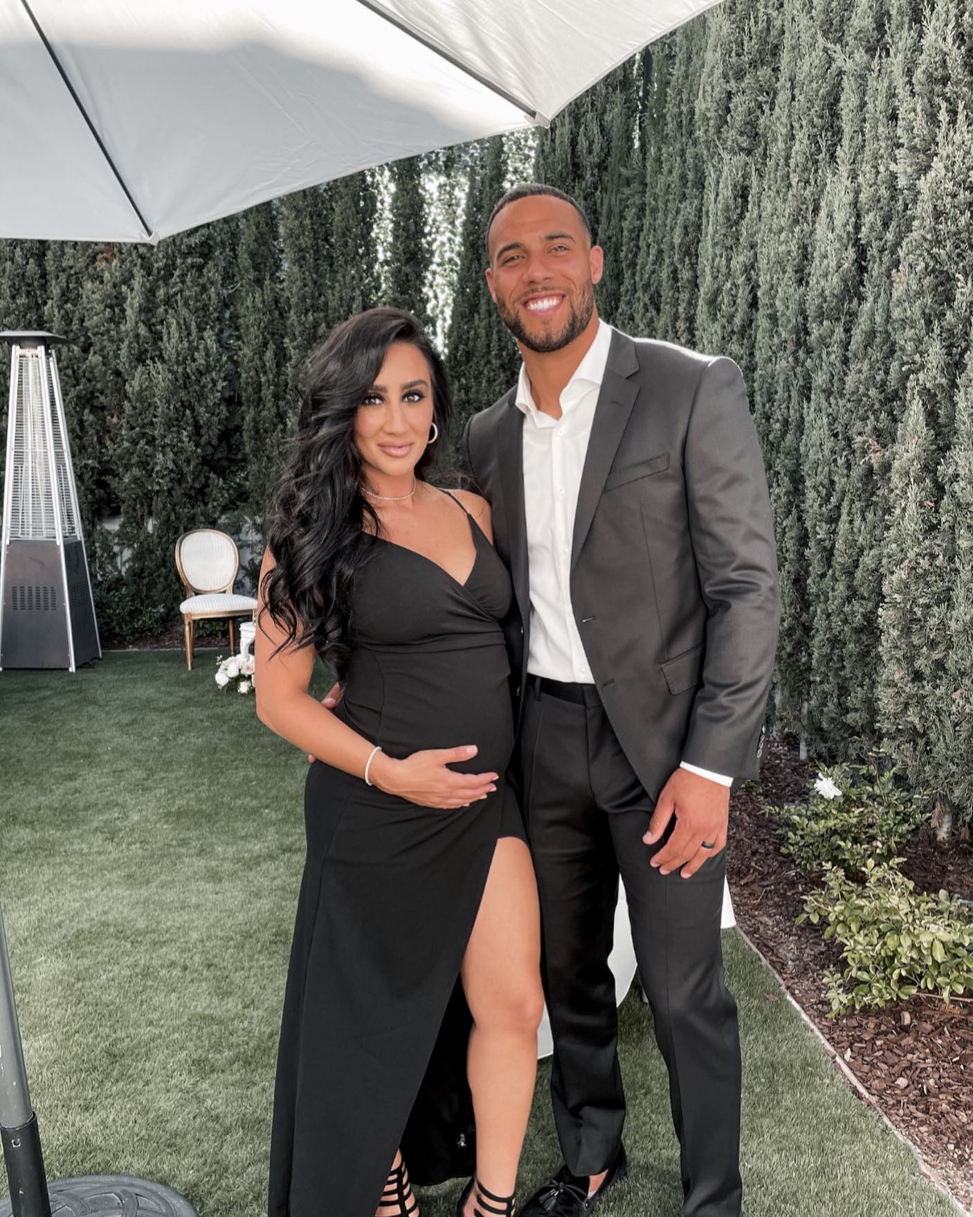 Amanda married Micah Hyde in 2018 - but his future with the Bills is now uncertain