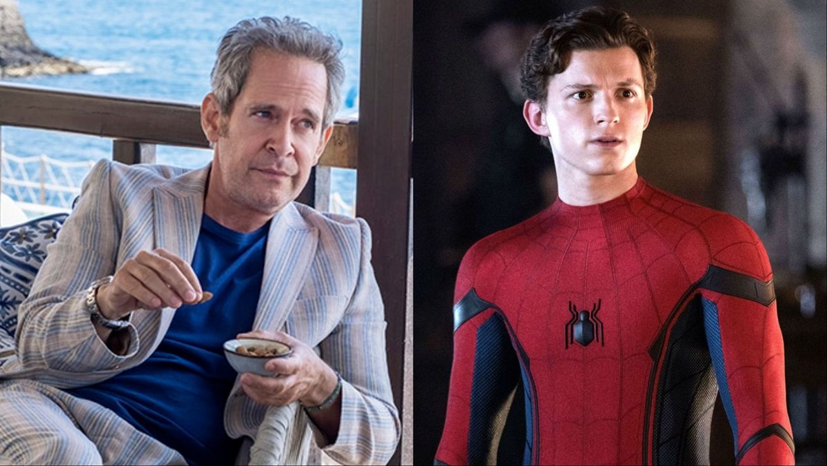 Tom Hollander in The White Lotus, and Tom Holland as the MCU's Spider-Man.