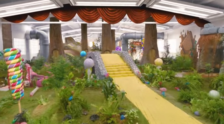 One of his purchases includes a recreation of Willy Wonka's Chocolate Factory