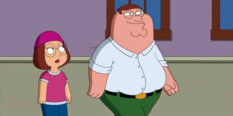 Peter Griffin and Megan Griffin in Family Guy
