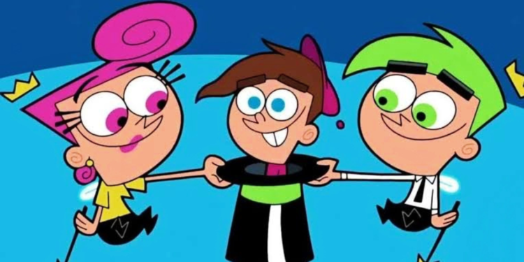 Timmy Turner, Cosmo, and Wanda in The Fairly Odd Parents