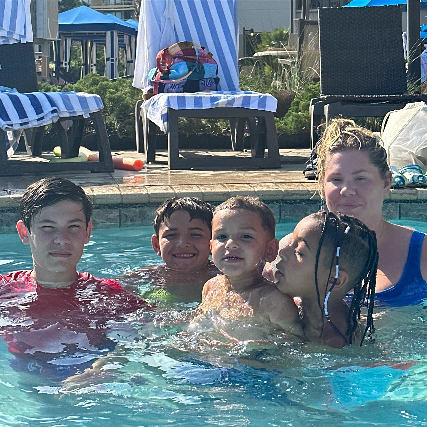 Kailyn is also a mom to sons: Isaac, Lincoln, Lux, and Creed, with her respective exes