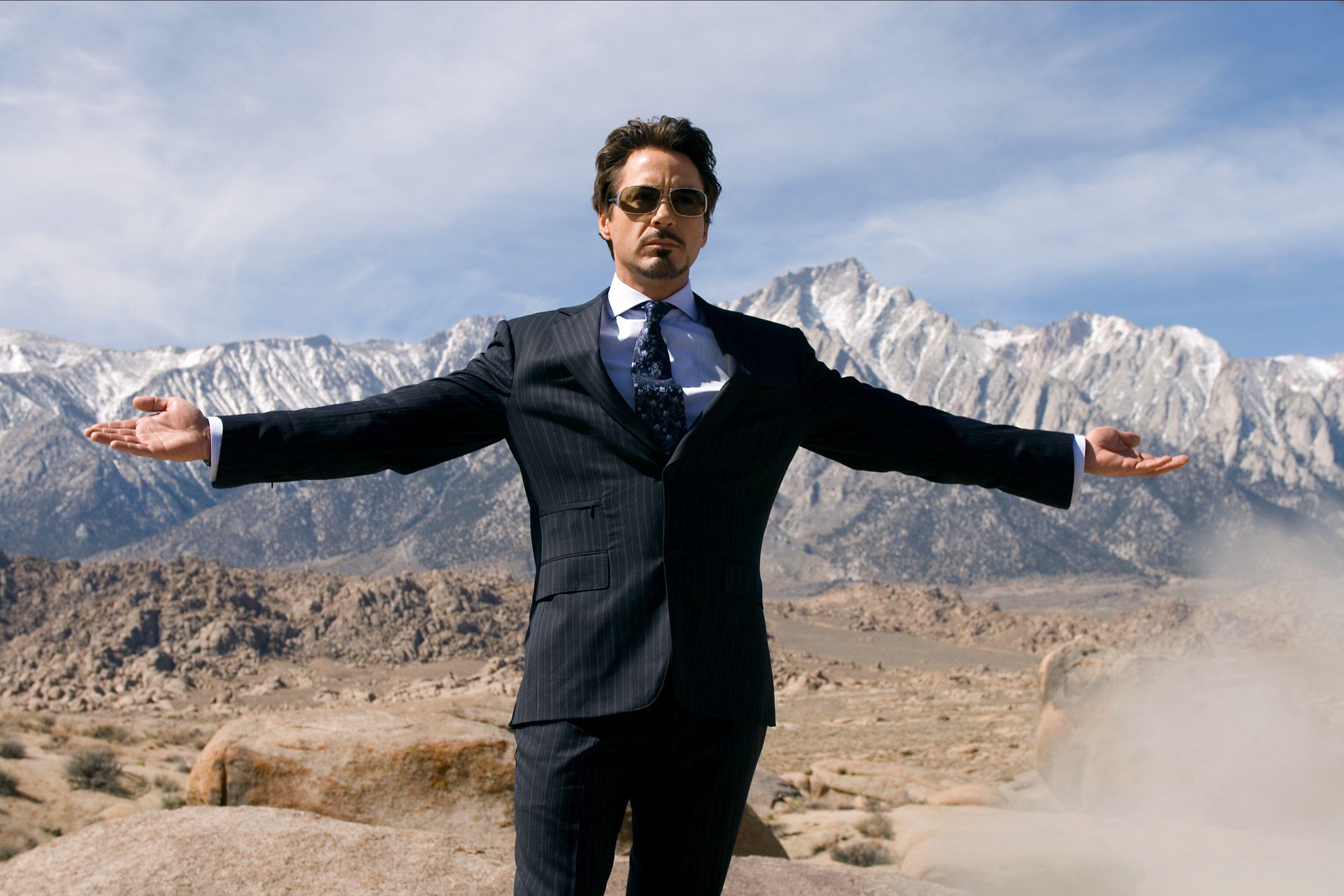 Tony Stark, played Robert Downey Jr, was held captive in the mountains