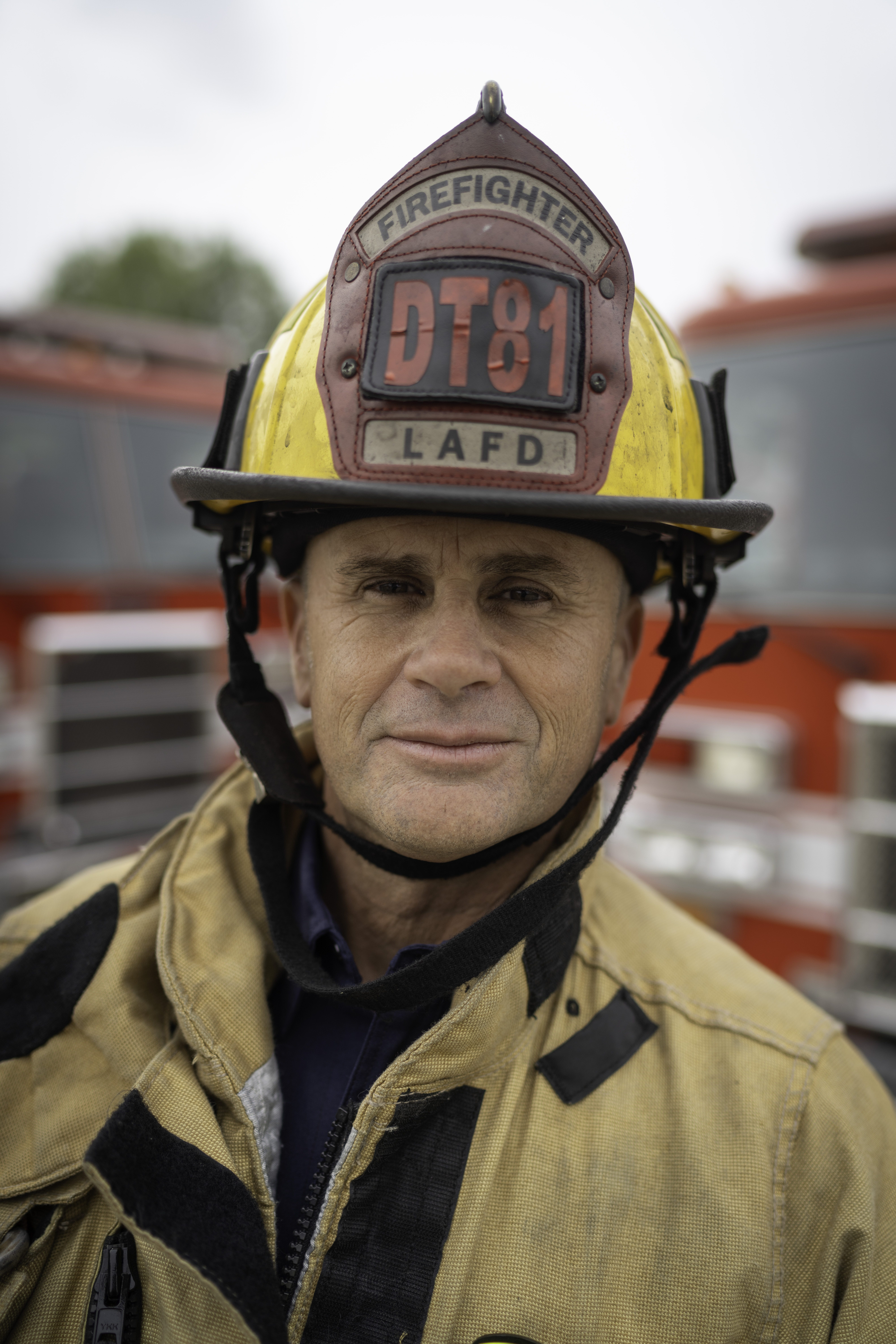 The 52-year-old now juggles life as a firefighter with being a single dad-of-four