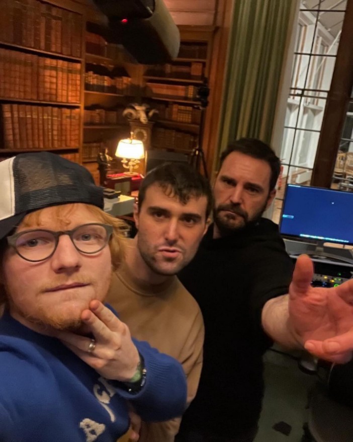 There's even a library - the perfect space for Ed and his partners to pen huge hits