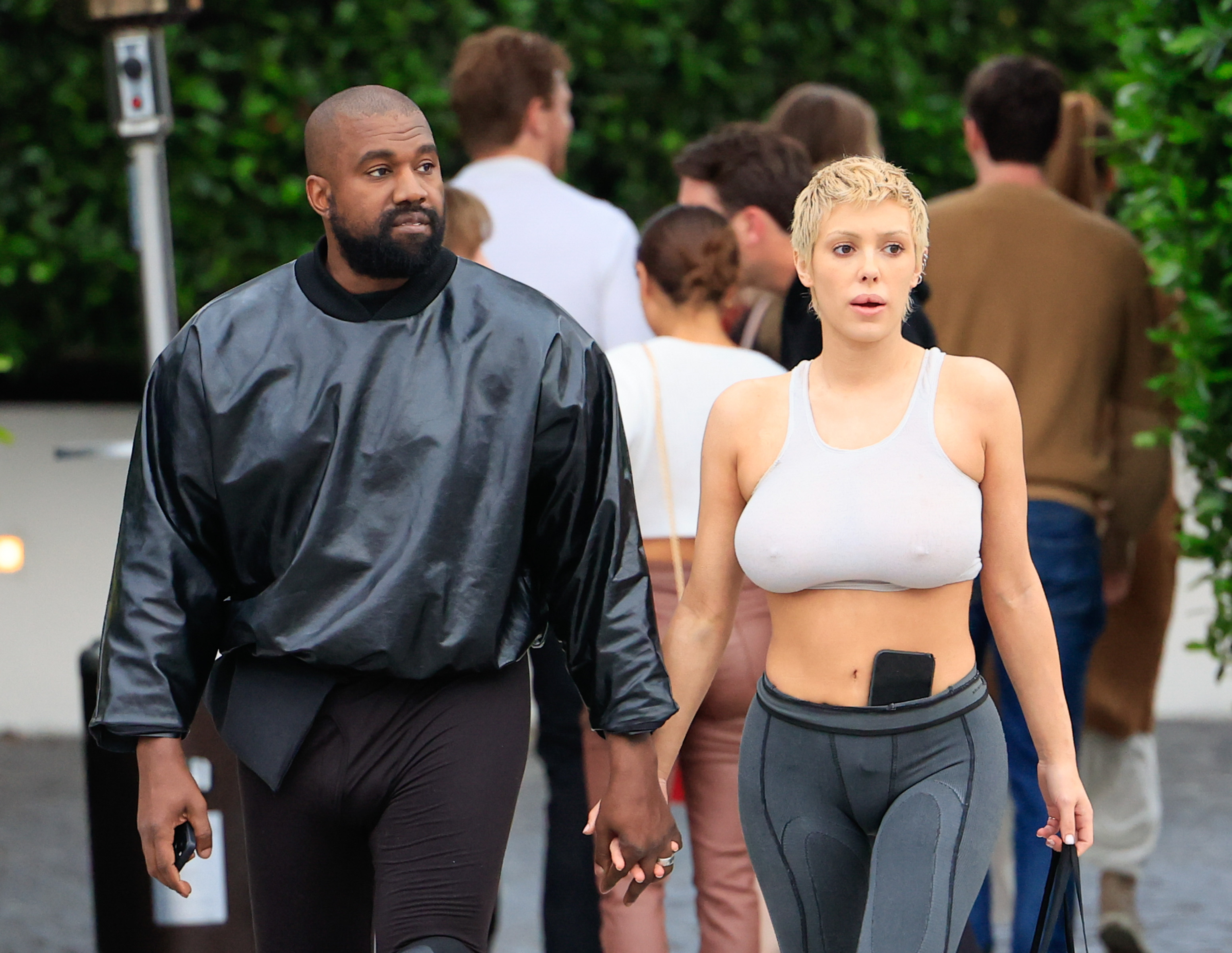 Kanye and Bianca were spotted holding hands in public in May 2023