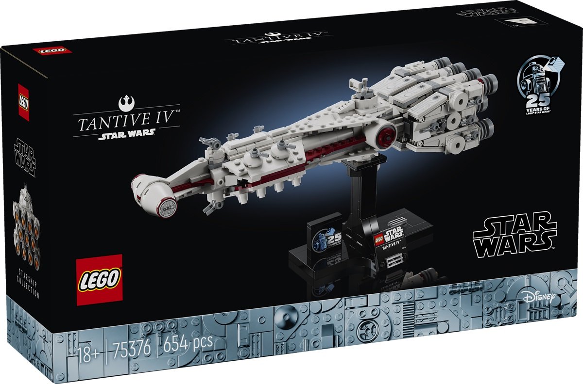 LEGO Star Wars 25th anniversary Tantive IV packaging.