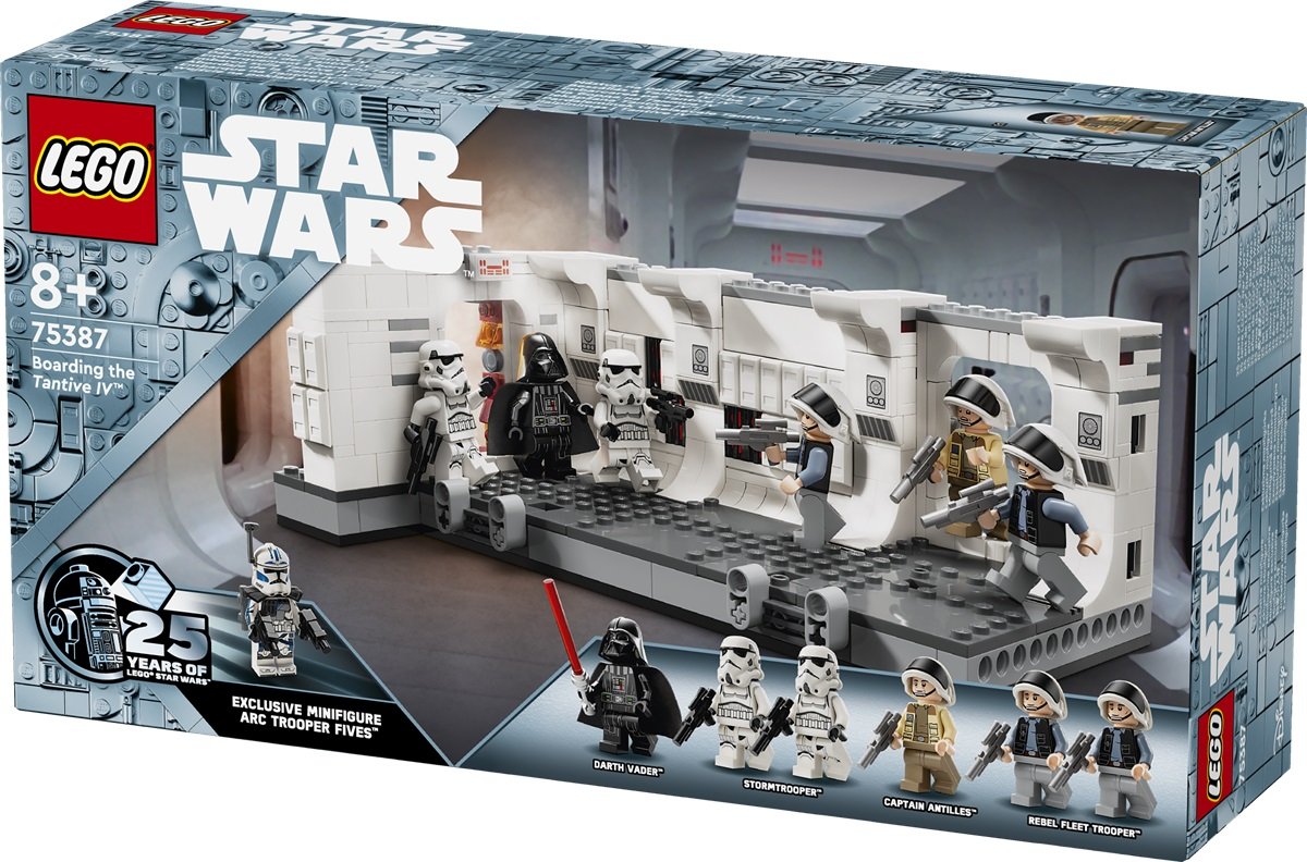 LEGO Star Wars 25th Anniversary Boarding the Tantive IV packaging.