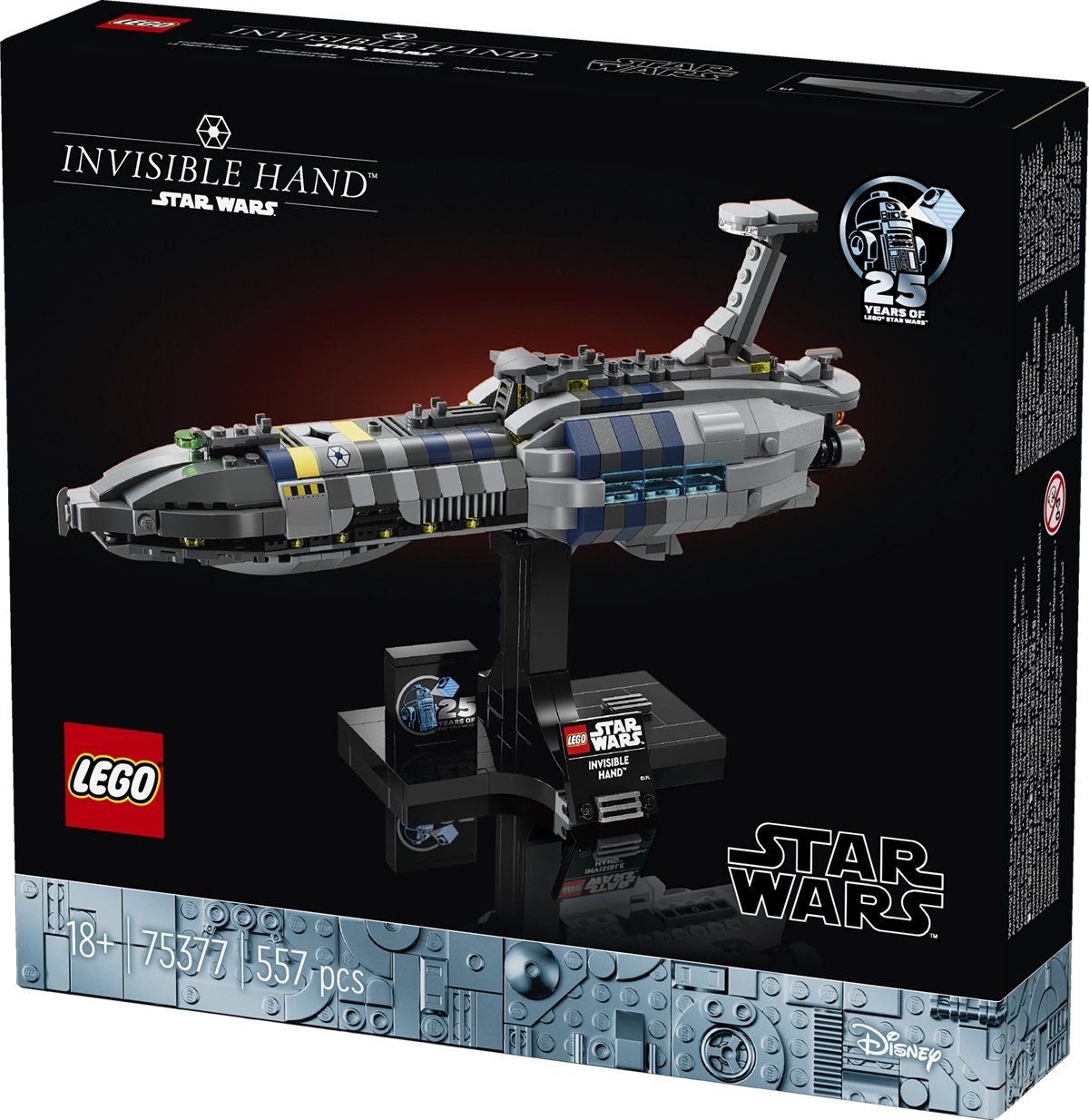 LEGO Star Wars Invisible Hand starship packaging.
