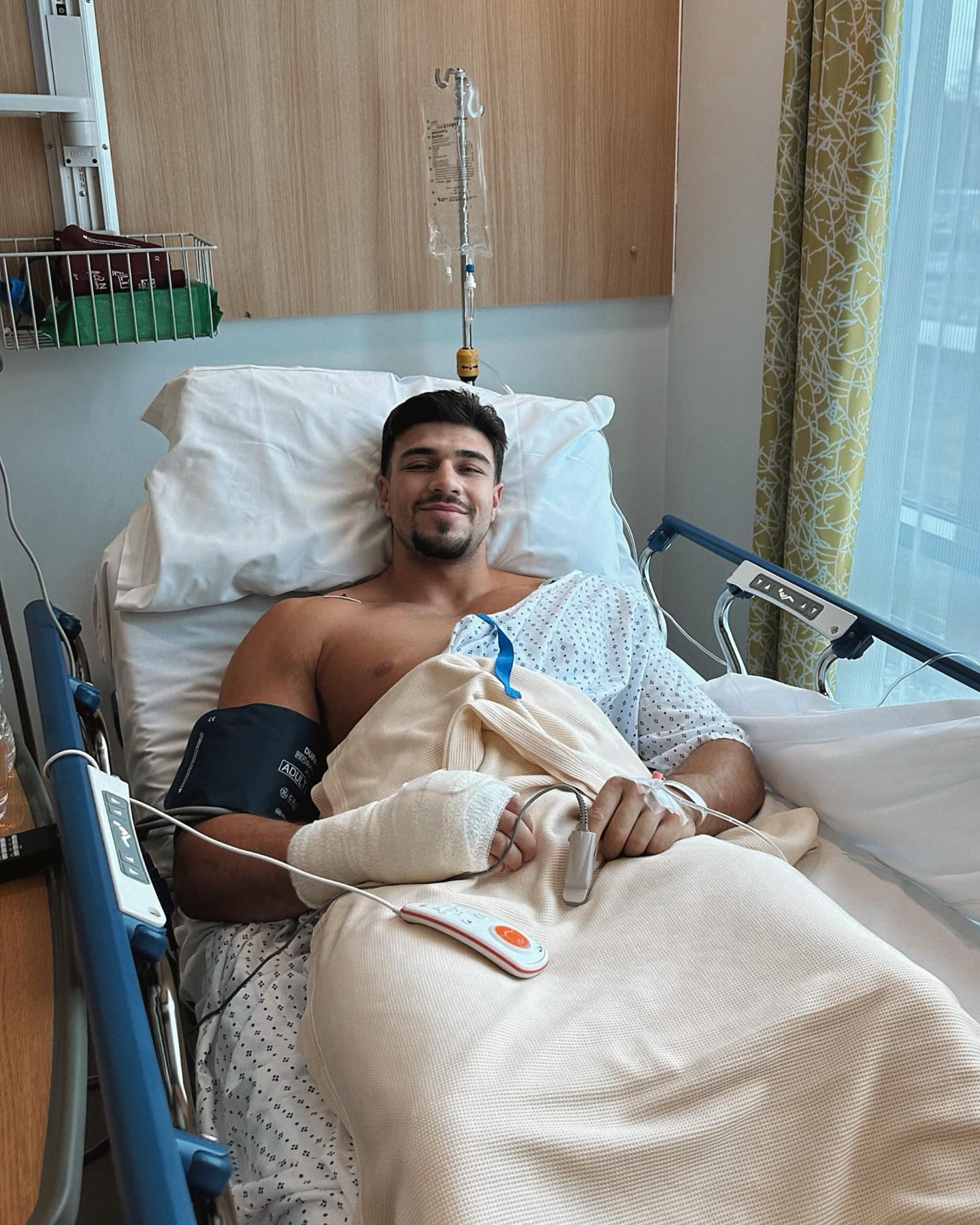 Tommy Fury underwent surgery to fix a hand injury