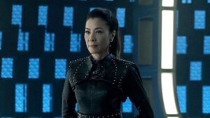 Michelle Yeoh as Phillipa Georgiou of Section 31, as seen in Star Trek: Discovery.