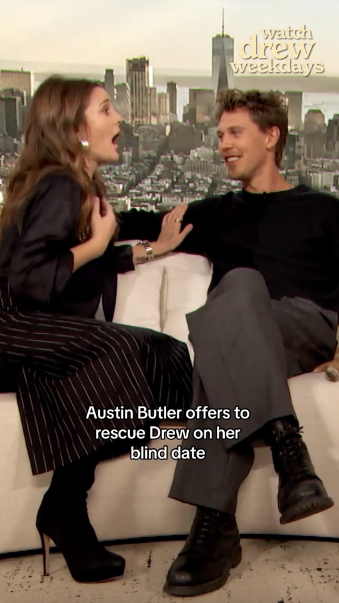 Austin offered to be Drew's 'friend' and would give her a surprise call to bail her out