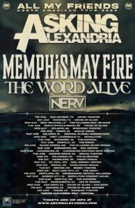 ASKING ALEXANDRIA Announces April/May 2024 'All My Friends' U.S. Tour