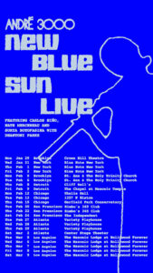André 3000 New Blue Sun Live Tour flyer