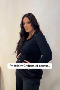 Ashley Graham participated in a popular TikTok trend