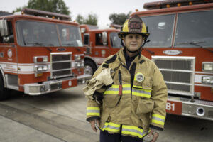 Jamie Walters has been working with the Los Angeles Fire Department for 20 years now after giving up acting