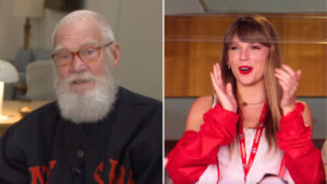 David Letterman Supports Taylor Swift and Travis Kelce