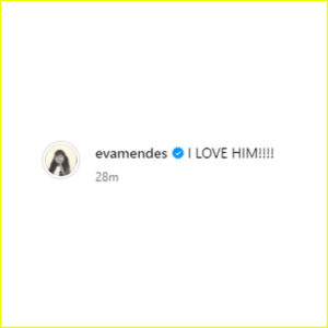 Eva Mendes' Instagram caption