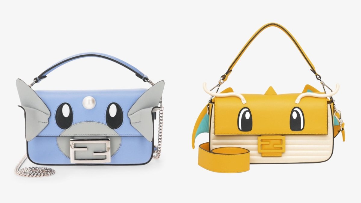 Fendi Pokemon adorable face bags