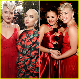 Florence Pugh Brings Zoe Lister Jones as Golden Globes 2024 Date, Mingles with Selena Gomez & Others Inside!