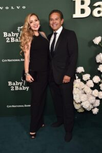 Former LA Mayor Antonio Villaraigosa and Patricia Govea at the 2023 Baby2Baby Gala