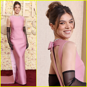 Hailee Steinfeld is a Beauty in Pink at Golden Globes 2024