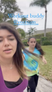 Jazz Jennings went for a run with a friend
