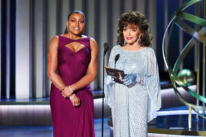 Joan Collins looked incredible at the Emmy Awards