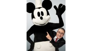 John Oliver Taunts Disney with Mickey Mouse Knock-Off