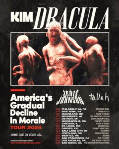 KIM DRACULA Announces March 2024 U.S. Tour